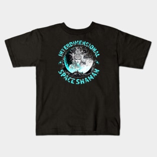 INTERDIMENSIONAL SPACE SHAMAN-moon Kids T-Shirt